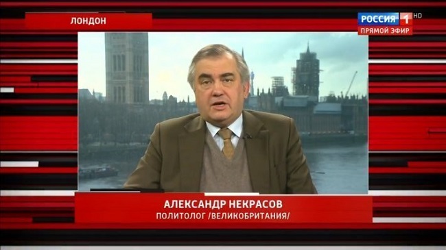 Александр Некрасов: полубританский эксперт на российском телевидении